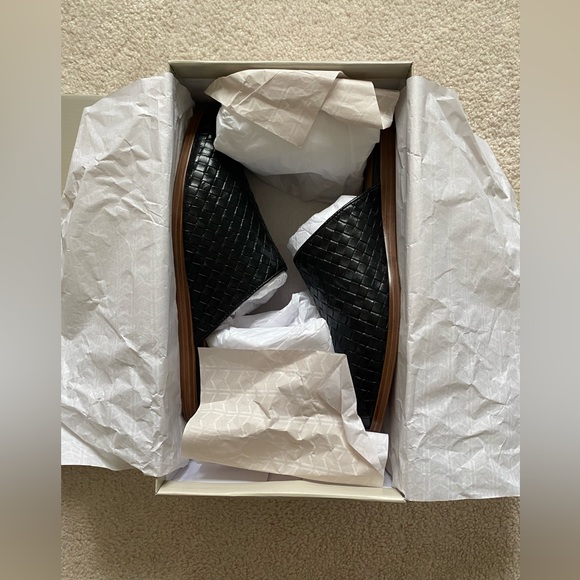 Mark Fisher Black Leather Mules - Size 7 - Picture 3 of 5